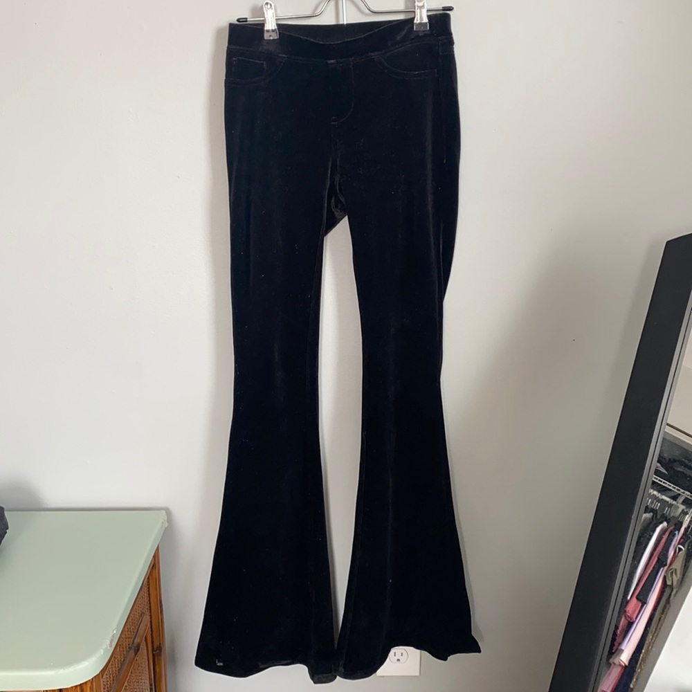Blank NYC Blacket Velvet Flare Pants